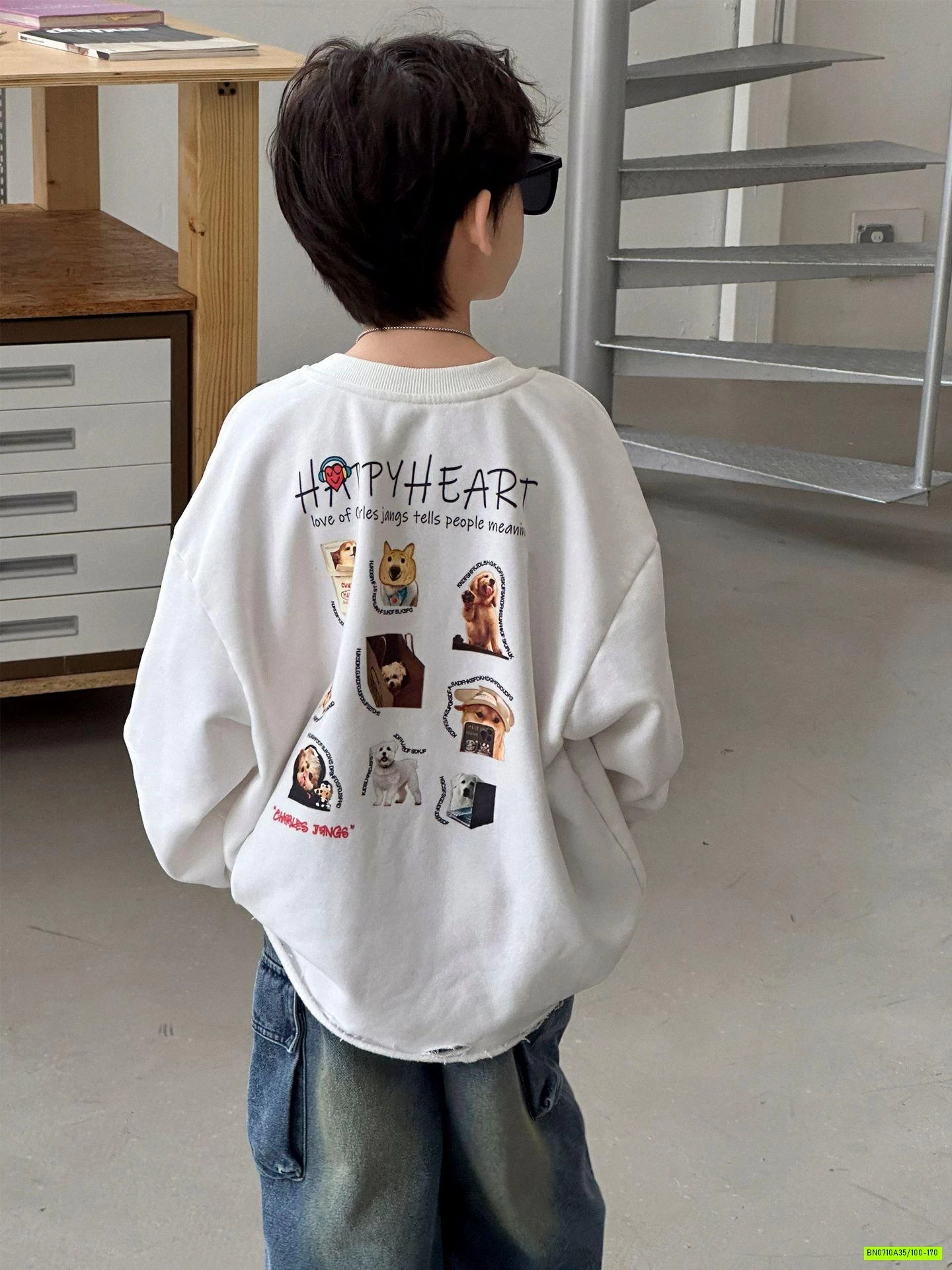 ÁO NỈ IN HÌNH LƯNG LÓT NHUNG