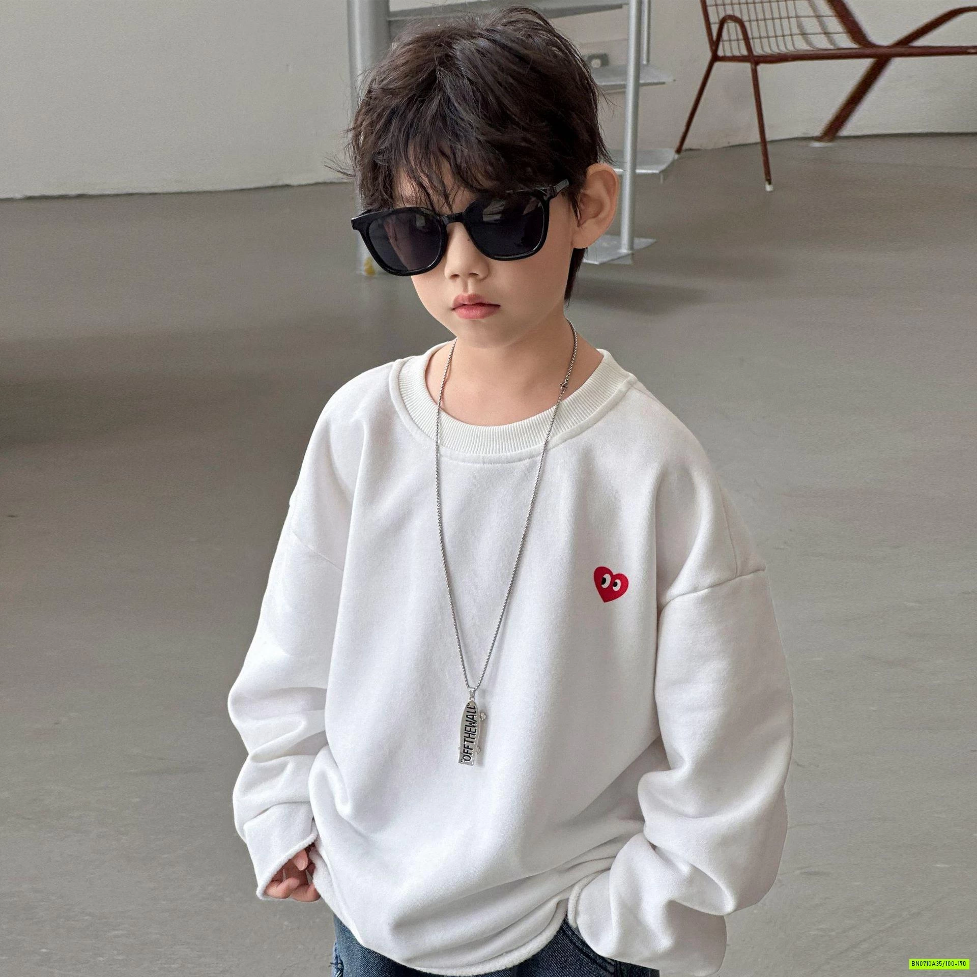 ÁO NỈ IN HÌNH LƯNG LÓT NHUNG