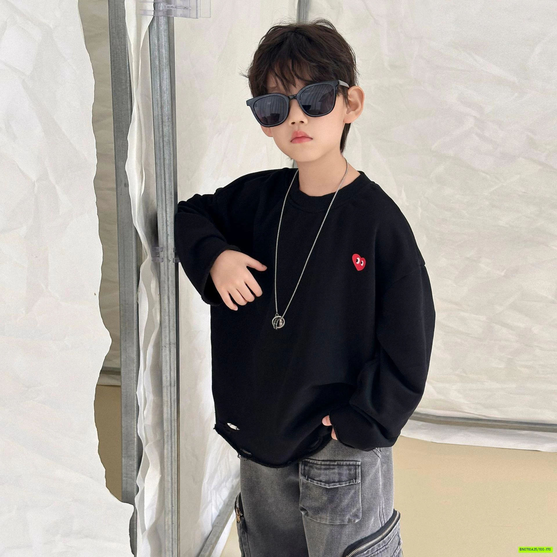 ÁO NỈ IN HÌNH LƯNG LÓT NHUNG