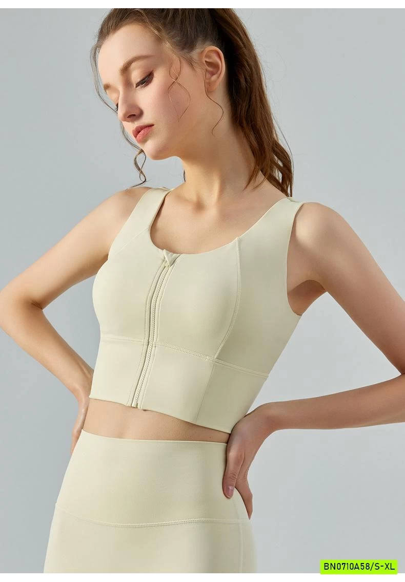 ÁO TẬP GYM/YOGA KHÓA TRƯỚC CAO CẤP