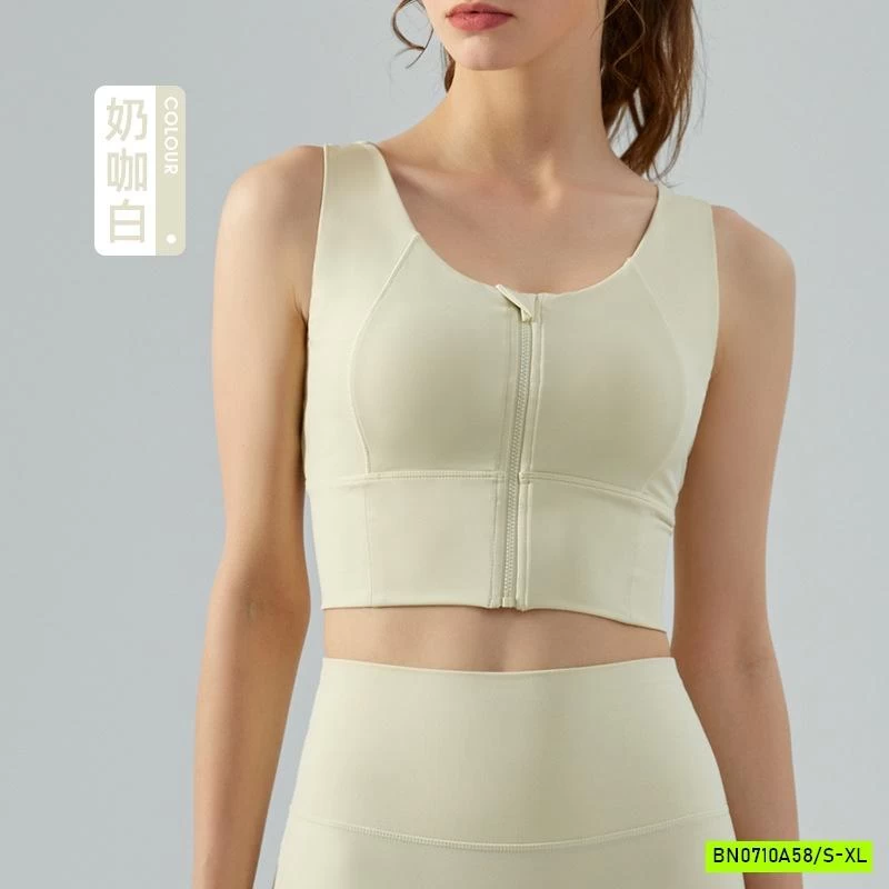 ÁO TẬP GYM/YOGA KHÓA TRƯỚC CAO CẤP