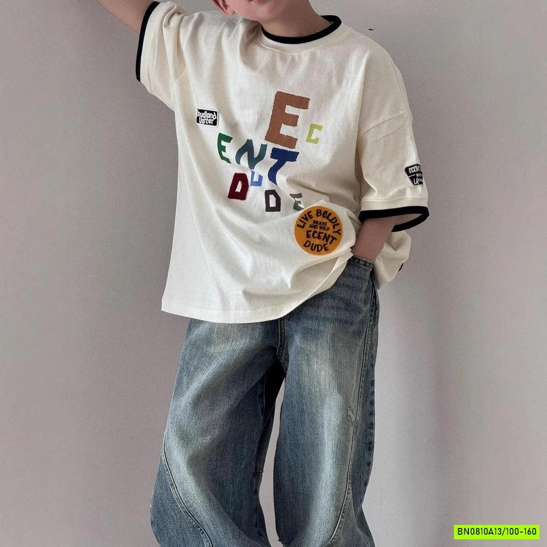 ÁO THUN IN CHỮ CÁI