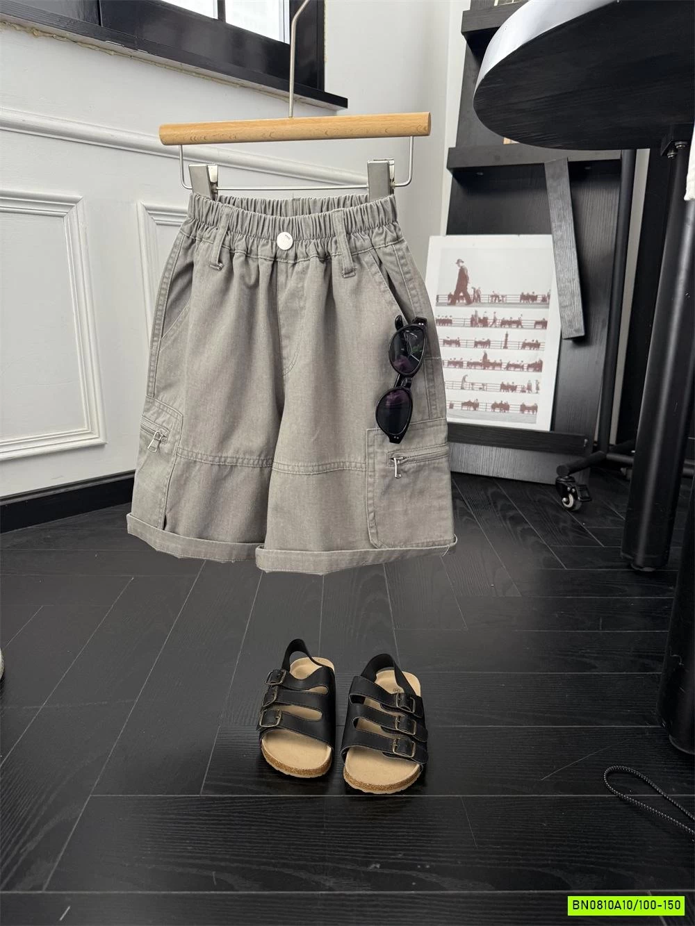 SHORT JEANS MỀM TÚI HÓA BÊN