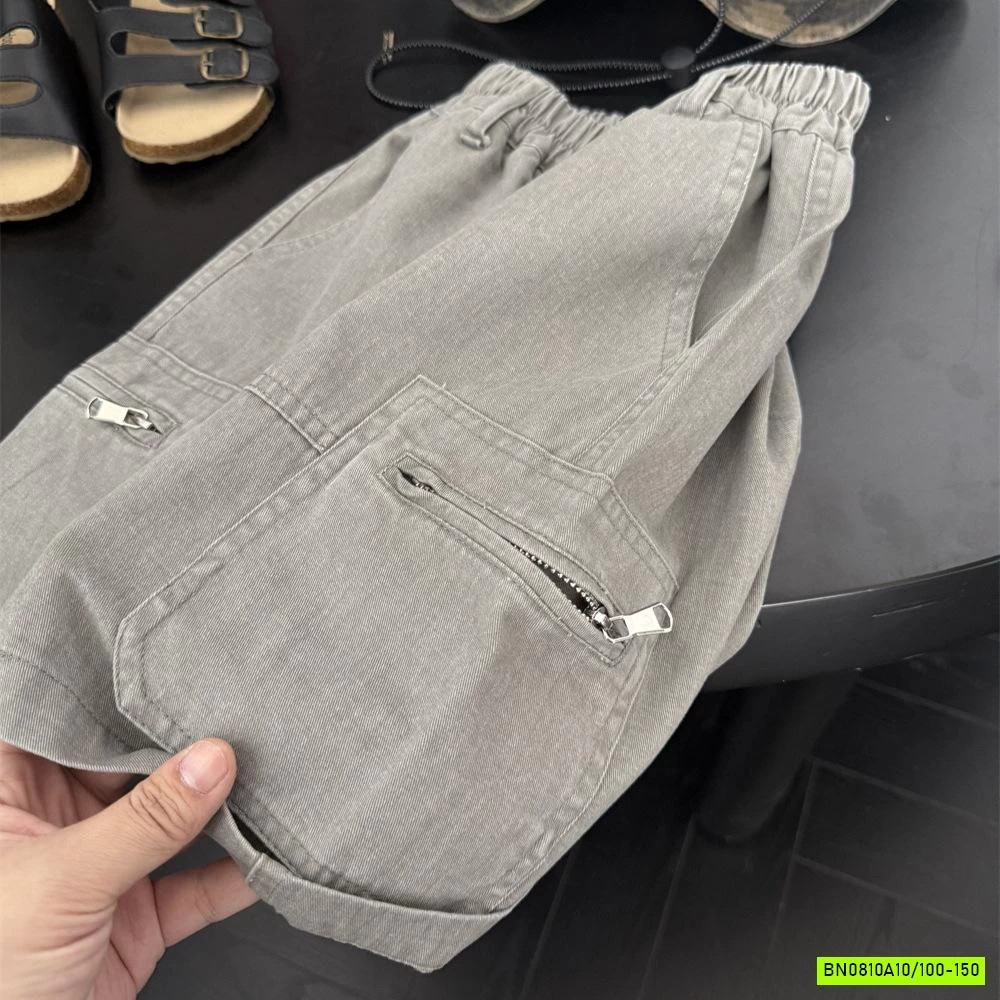 SHORT JEANS MỀM TÚI HÓA BÊN