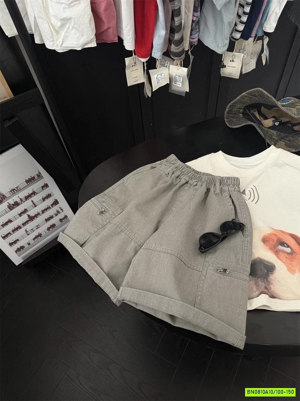 SHORT JEANS MỀM TÚI HÓA BÊN