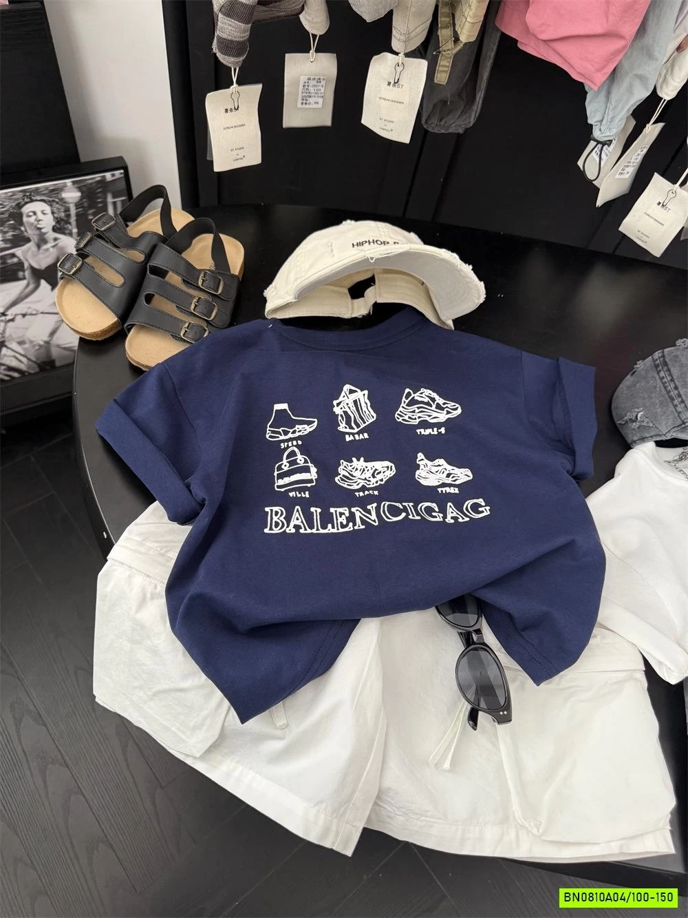 ÁO THUN IN CHỮ BALENCIGAG