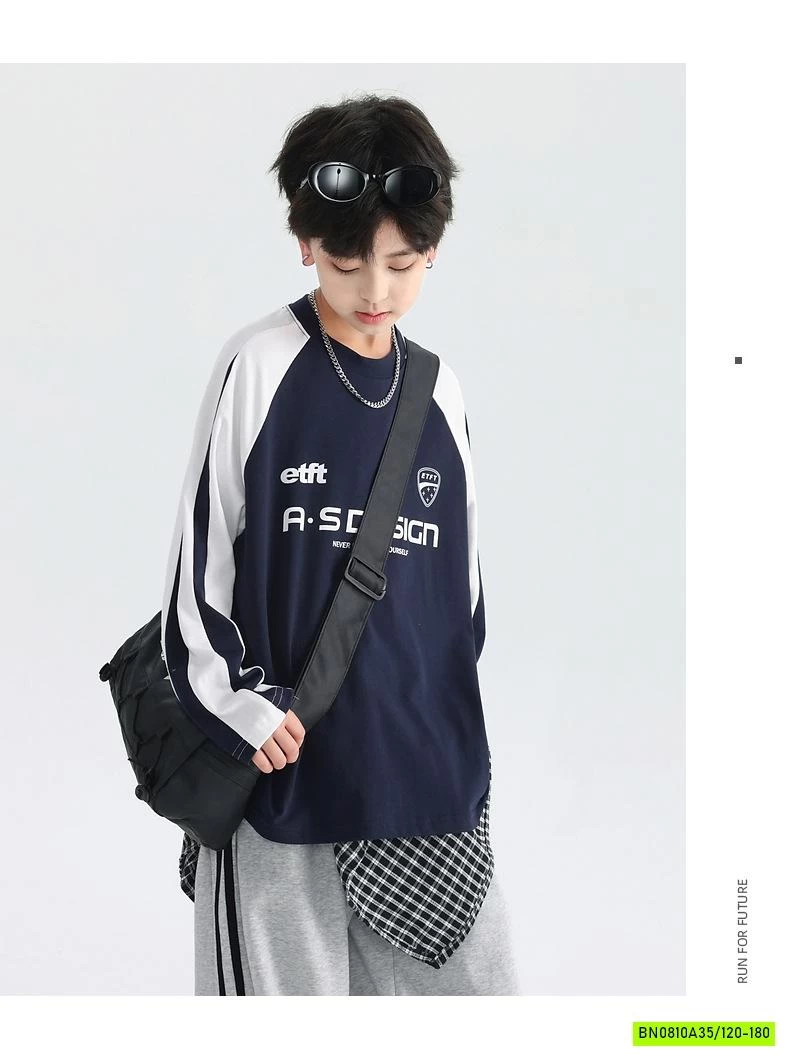 ÁO THUN THỂ THAO PHỐI MÀU TAY