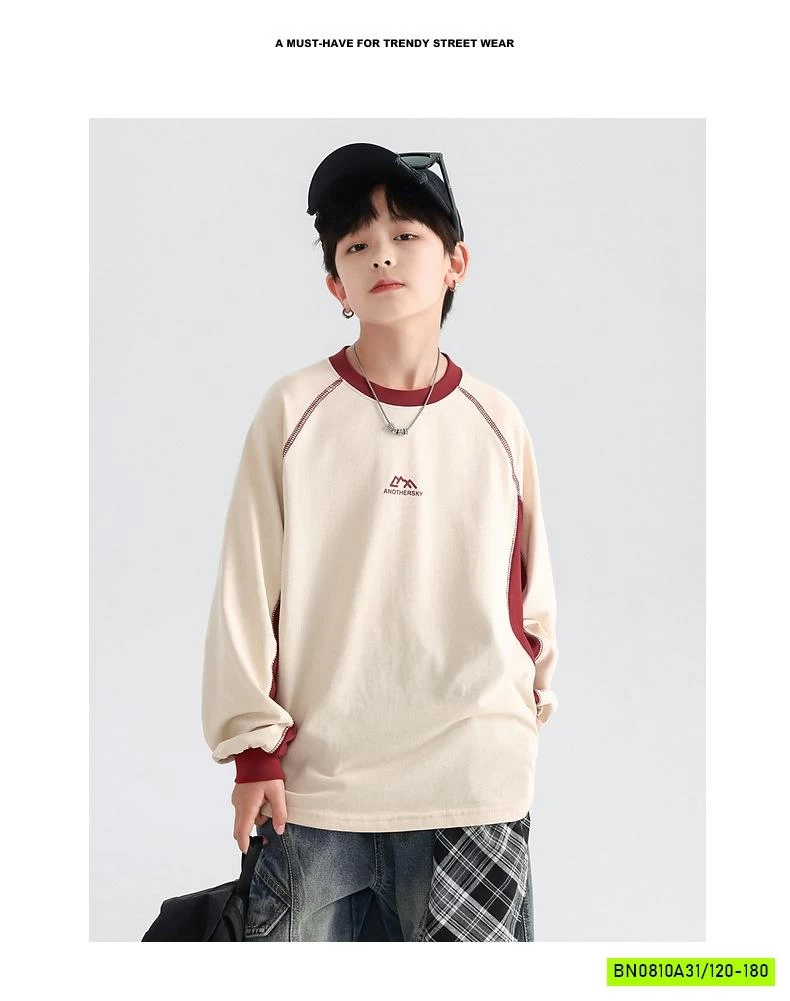 ÁO THUN CHỈ NỔI PHỐI MÀU