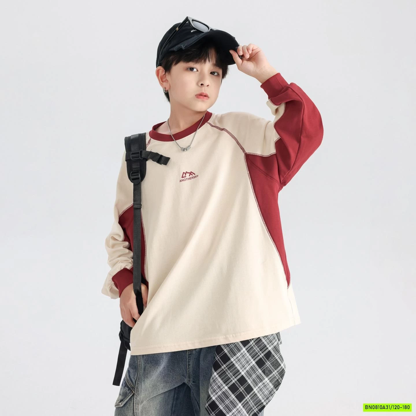 ÁO THUN CHỈ NỔI PHỐI MÀU