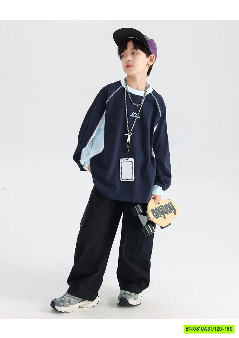 ÁO THUN CHỈ NỔI PHỐI MÀU