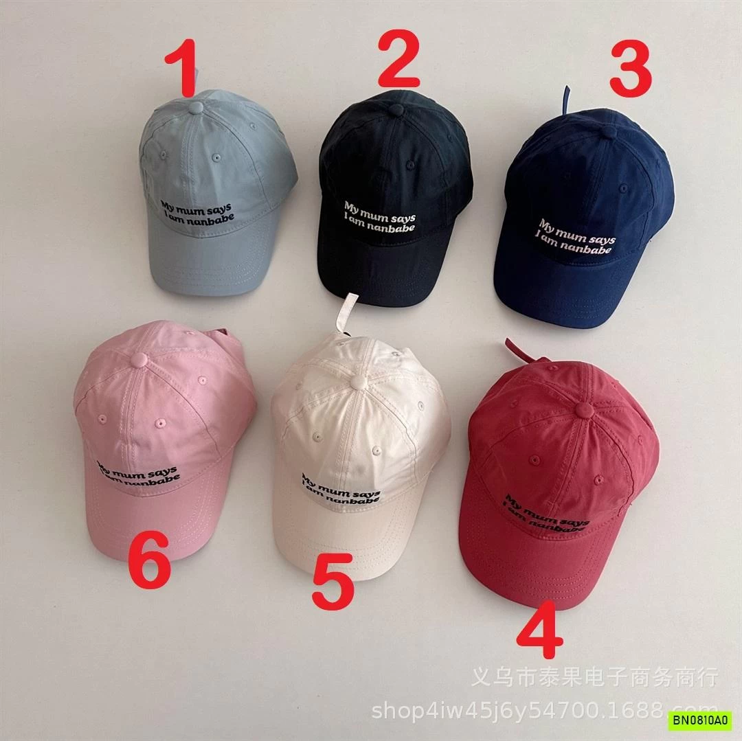 MŨ KẾT TRƠN MÀU THÊU CHỮ