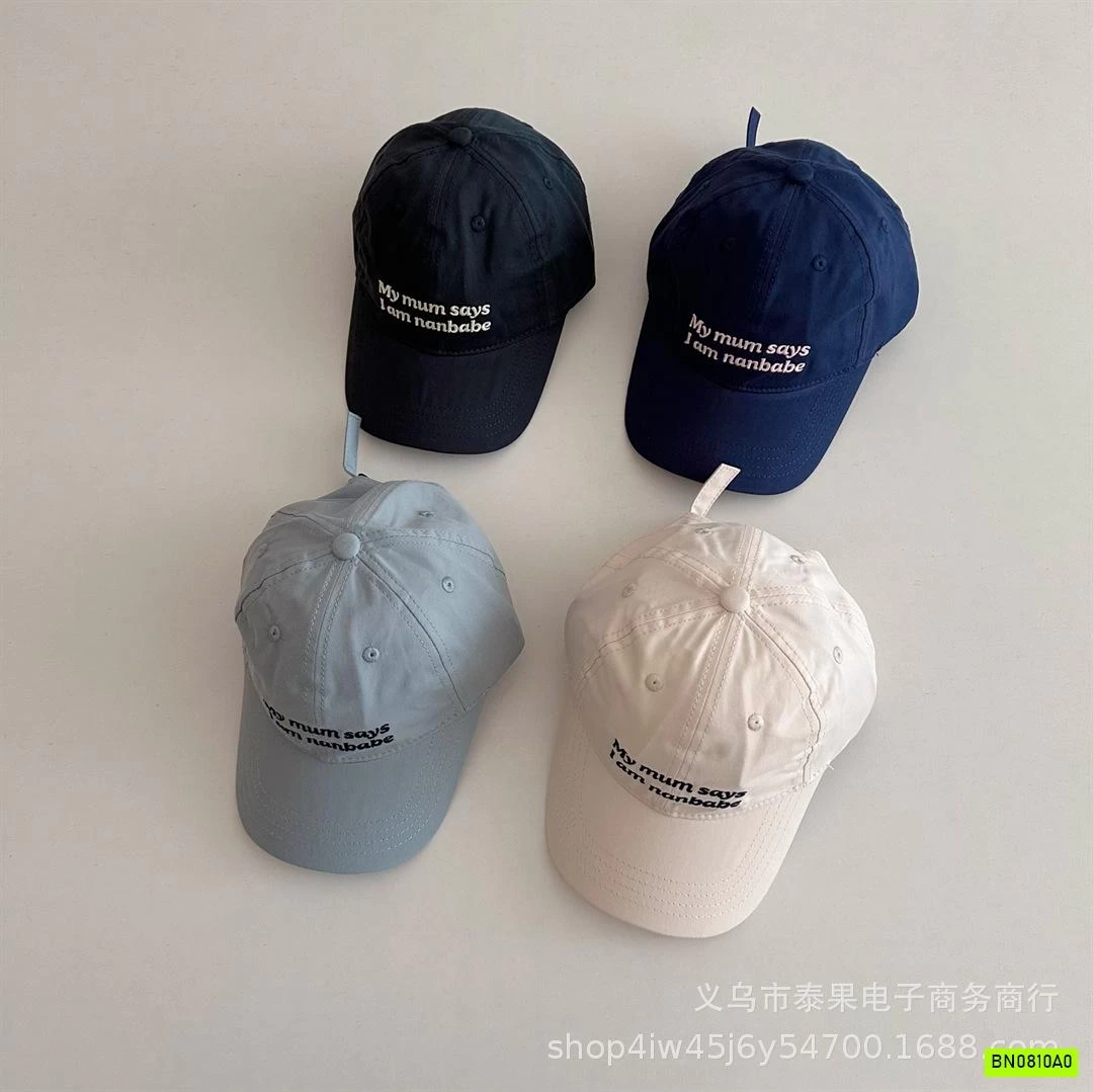 MŨ KẾT TRƠN MÀU THÊU CHỮ