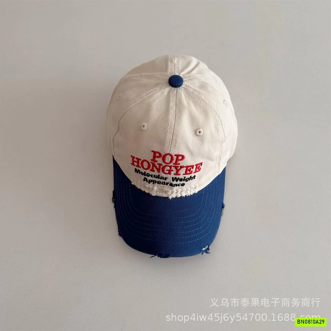 MŨ KẾT PHỐI MÀU THÊU CHỮ