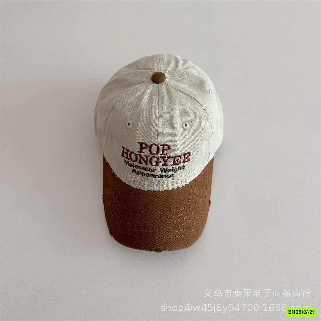 MŨ KẾT PHỐI MÀU THÊU CHỮ