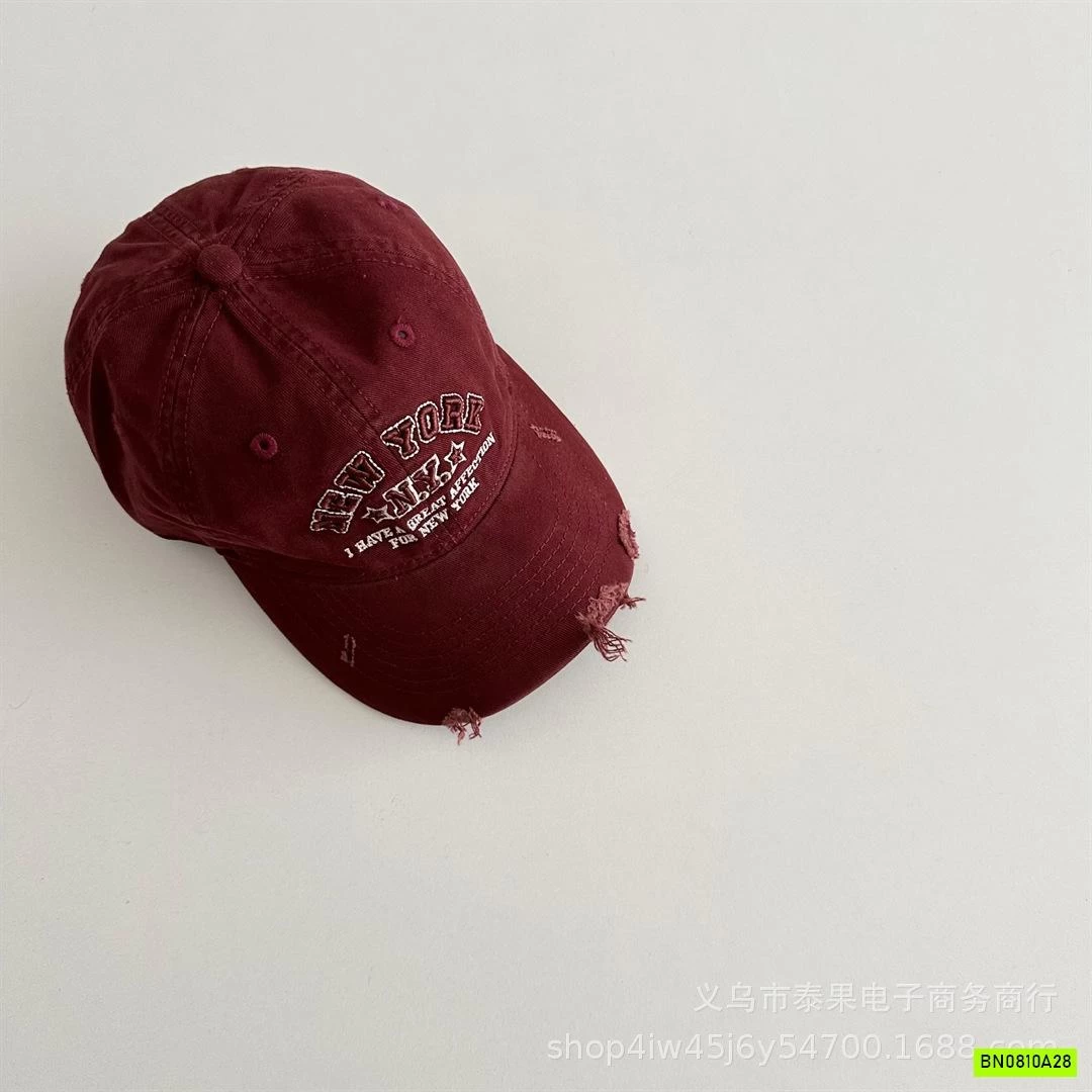 MŨ KẾT RÁCH THÊU CHỮ