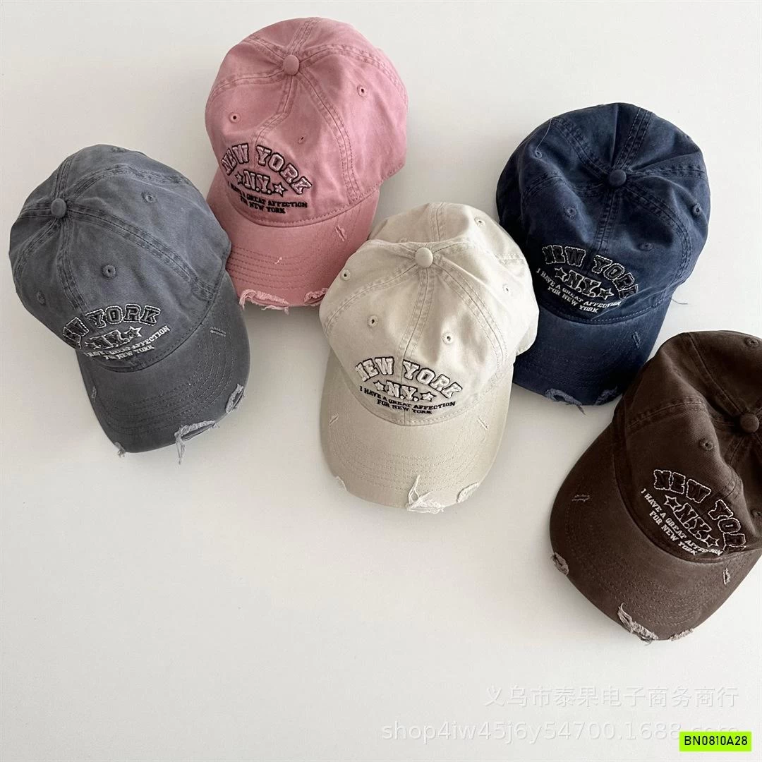 MŨ KẾT RÁCH THÊU CHỮ