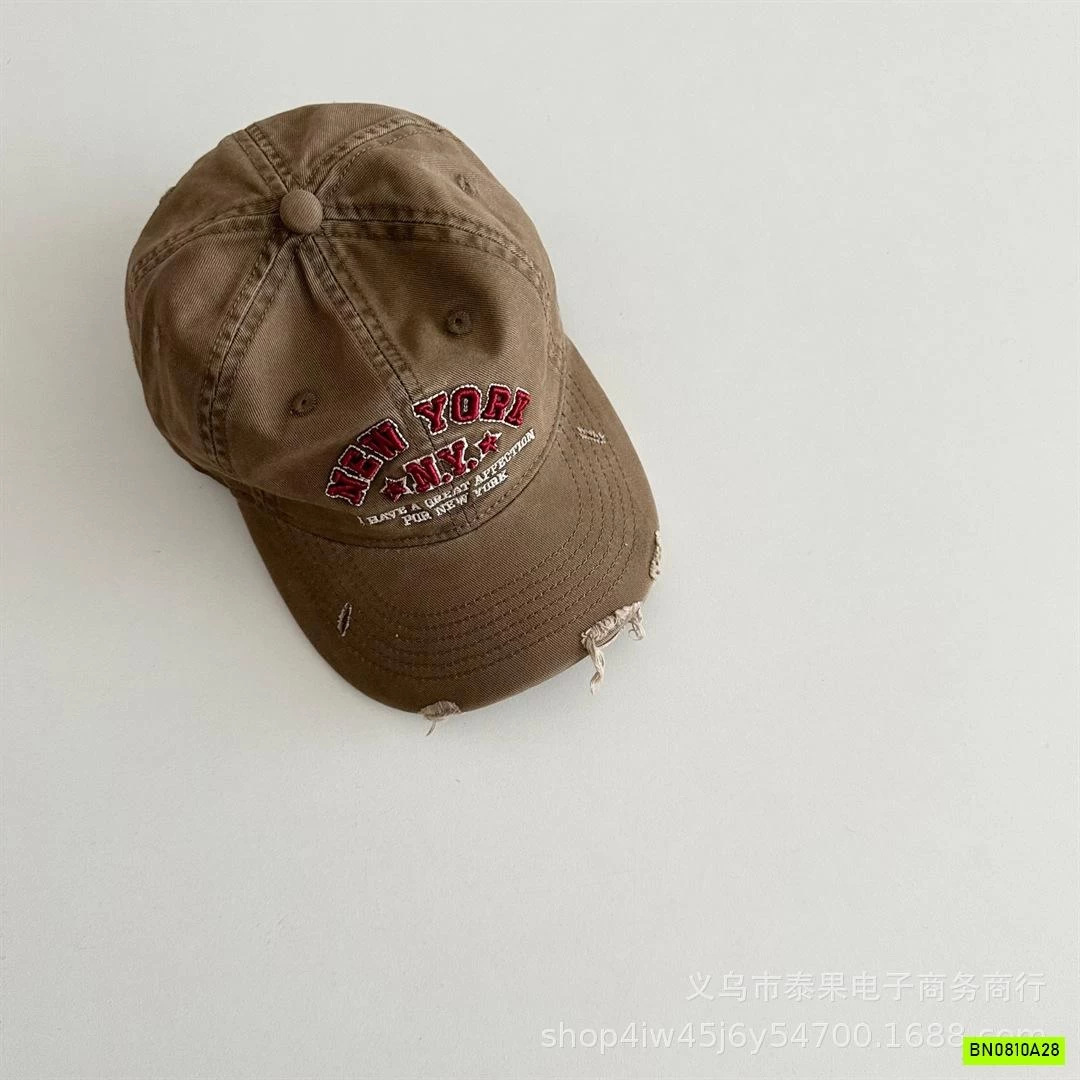 MŨ KẾT RÁCH THÊU CHỮ