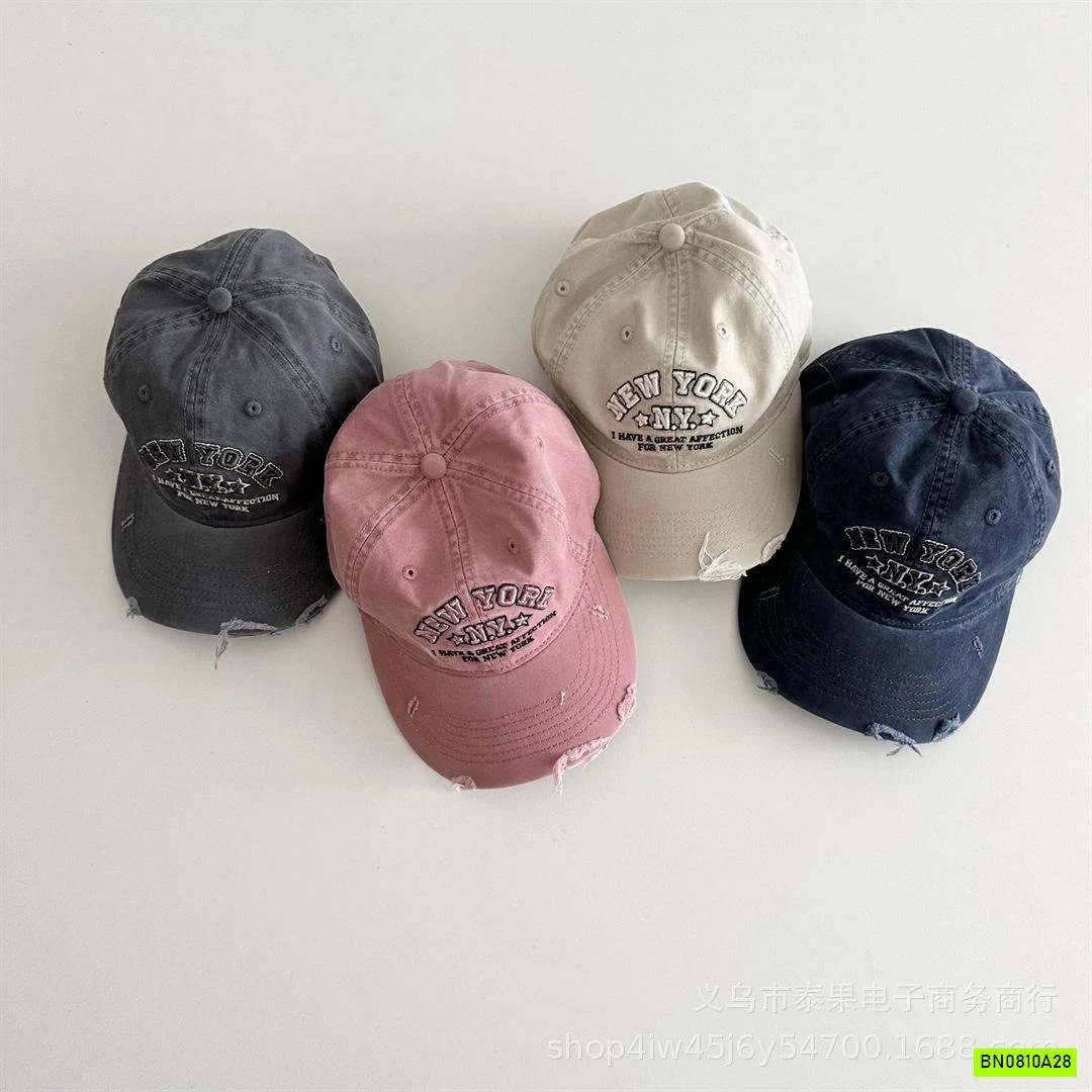 MŨ KẾT RÁCH THÊU CHỮ