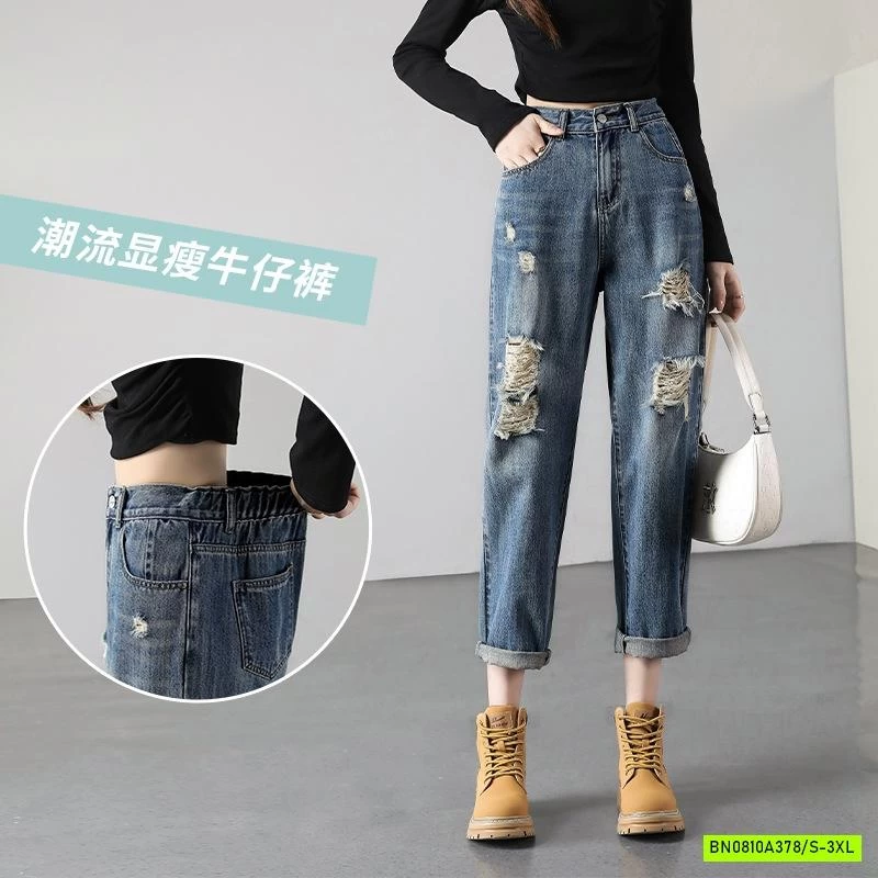 JEANS BAGGY RÁCH CÁ TÍNH