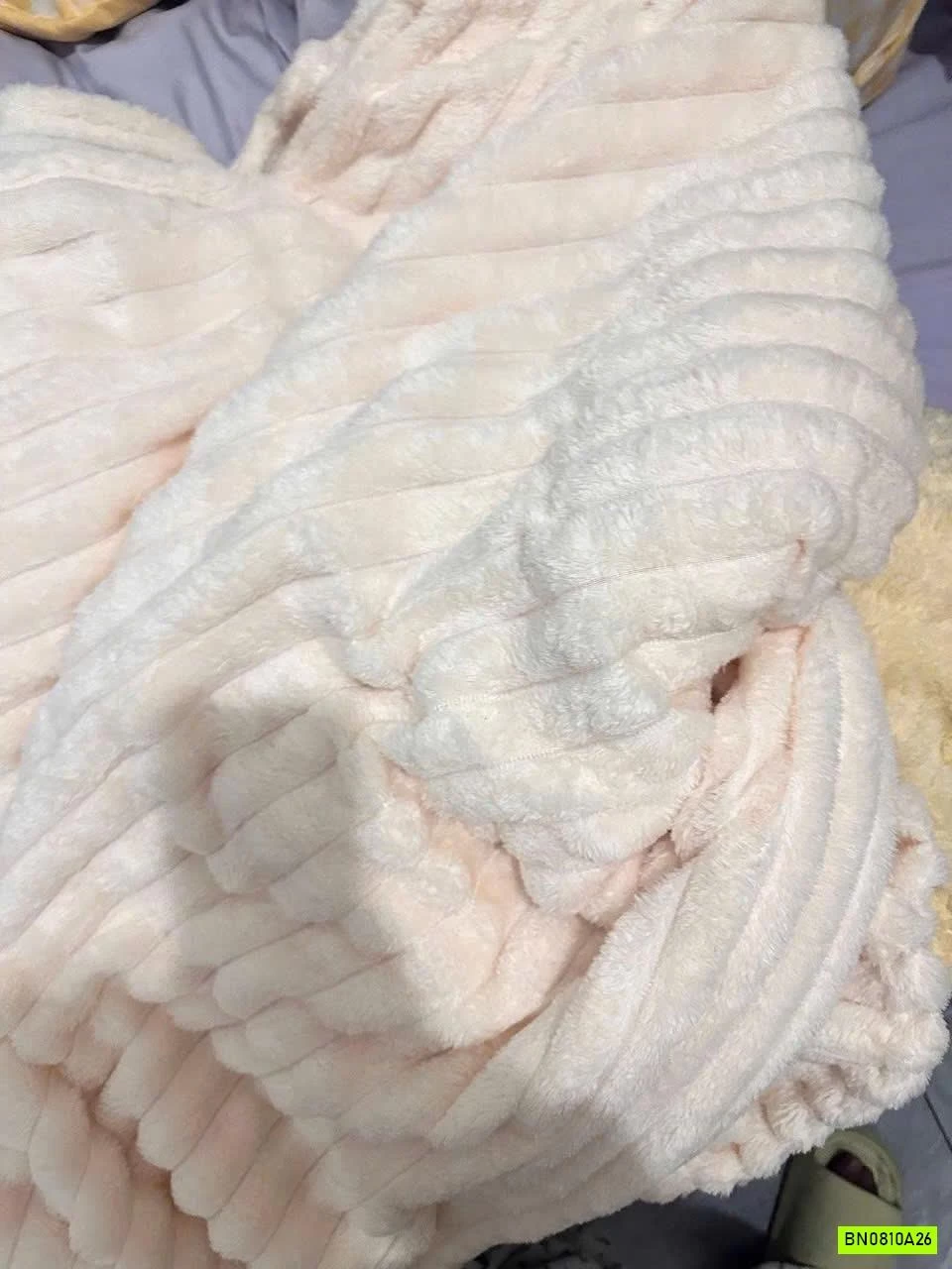 CHĂN LÔNG CỪU TRƠN MÀU