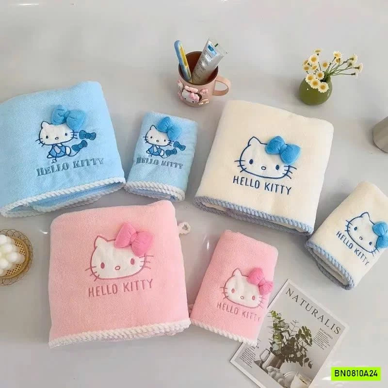 SET KHĂN TẮM 3 MÓN CORAL FLEECE