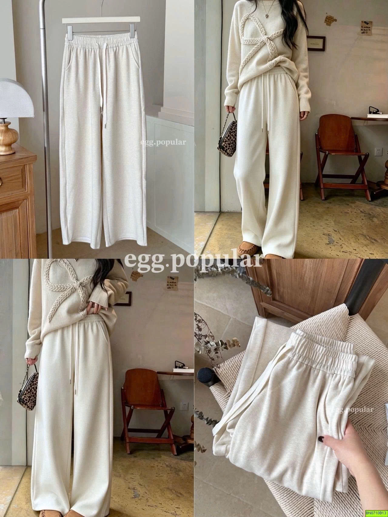 QUẦN COTTON SUÔNG DÁNG ĐỨNG
