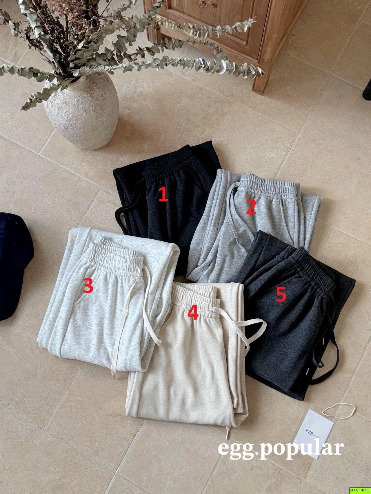 QUẦN COTTON SUÔNG DÁNG ĐỨNG