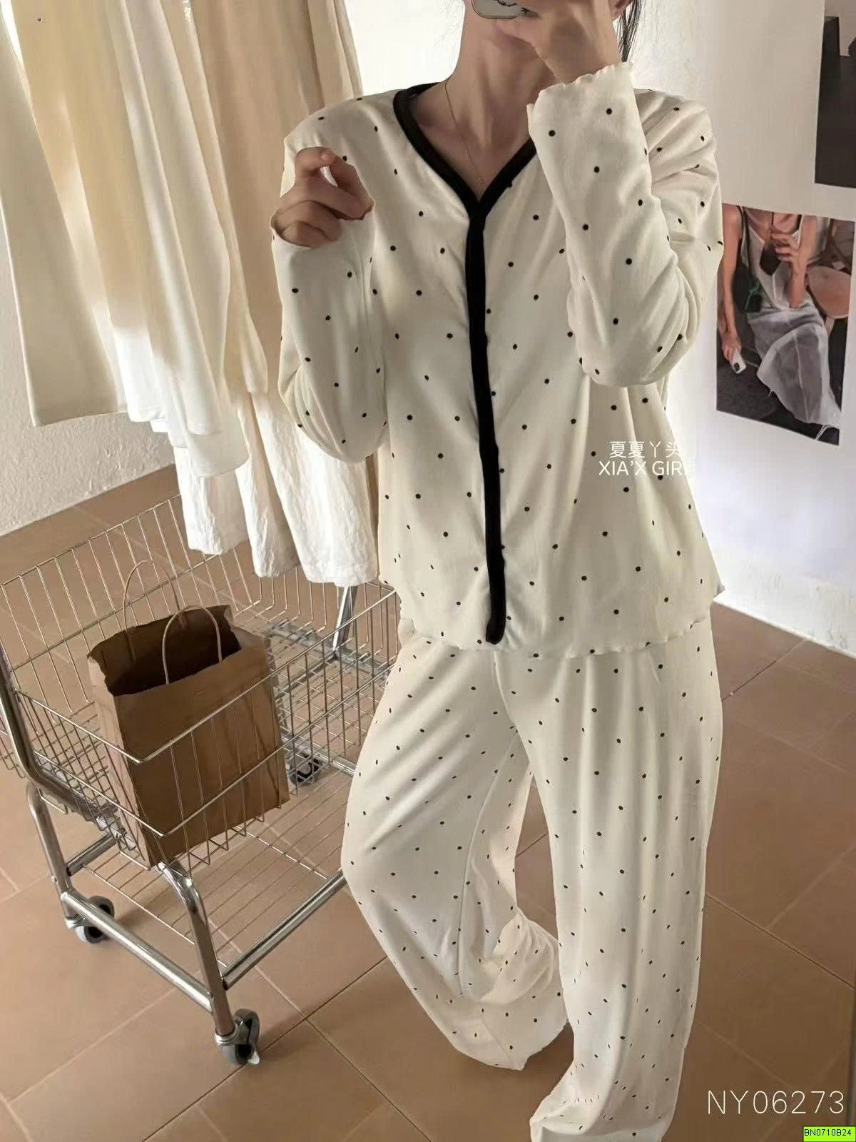 BỘ NGỦ COTON LOT LÔNG MUA ĐÔNG CAO CẤP