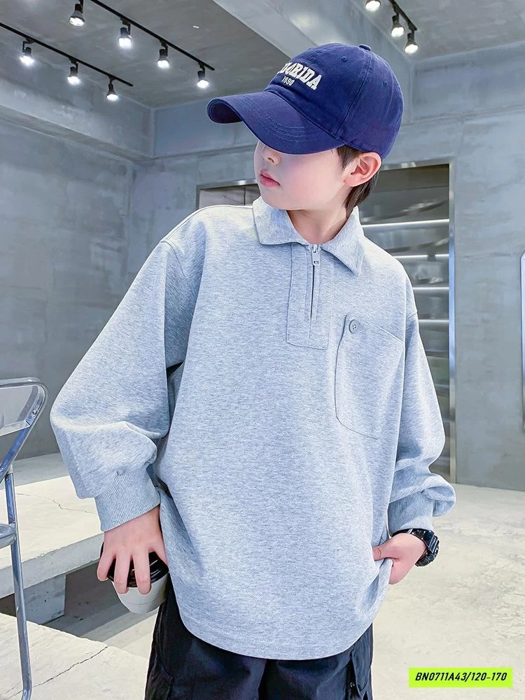 POLO NỈ ÉP TÚI NGỰC