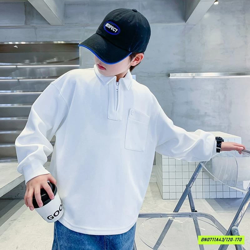 POLO NỈ ÉP TÚI NGỰC