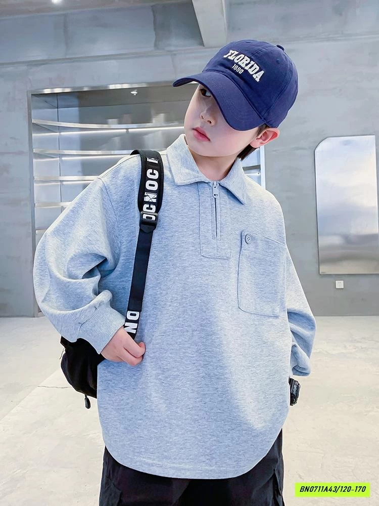 POLO NỈ ÉP TÚI NGỰC