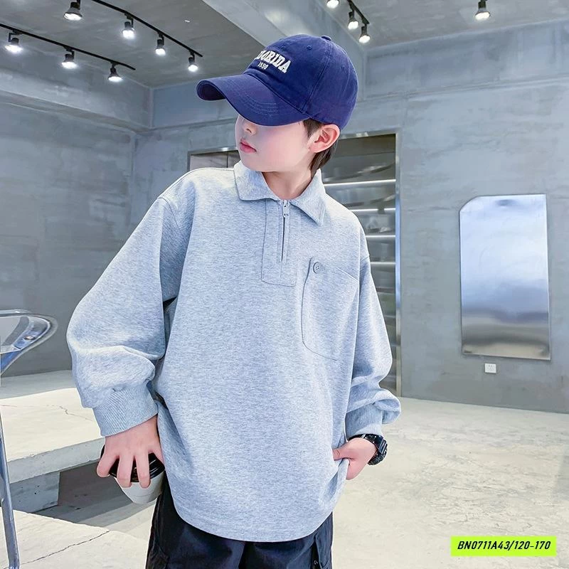 POLO NỈ ÉP TÚI NGỰC