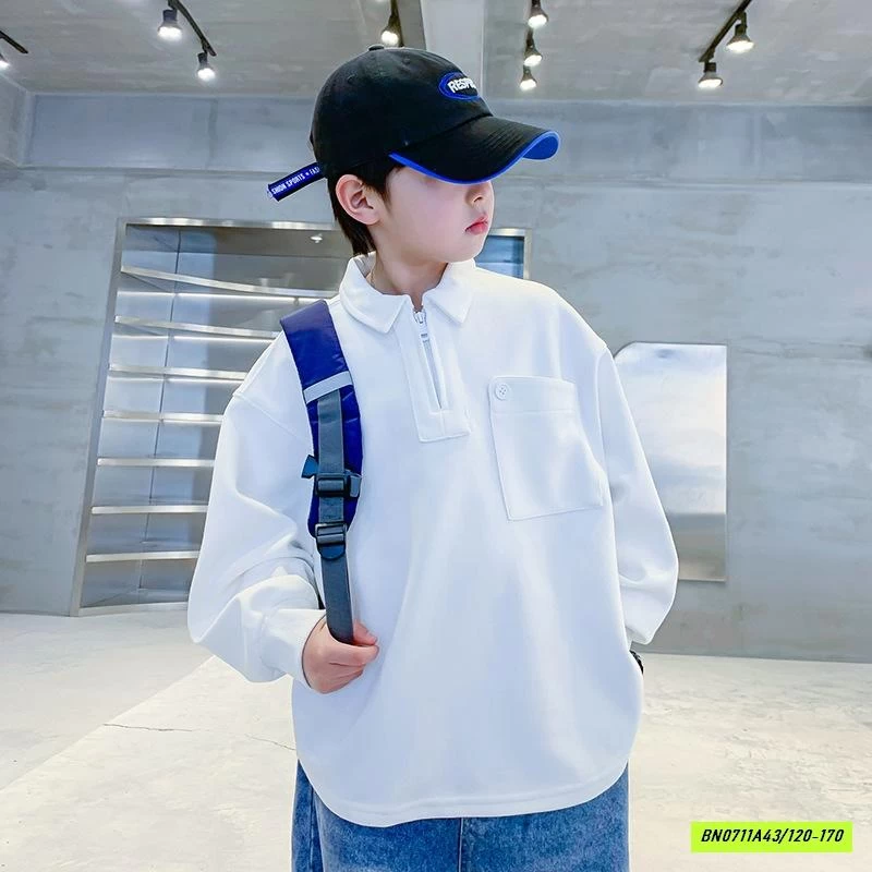 POLO NỈ ÉP TÚI NGỰC