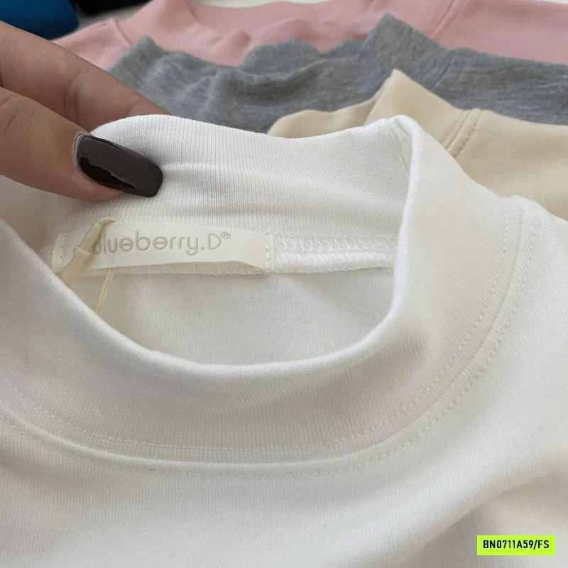 ÁO GIỮ NHIỆT NỈ CỔ 3P BLUEBERRY