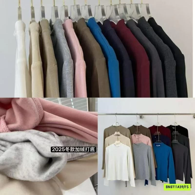 ÁO GIỮ NHIỆT NỈ CỔ 3P BLUEBERRY