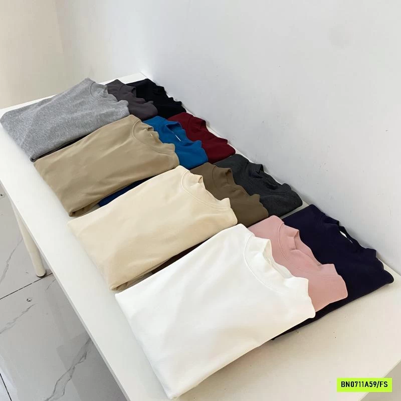 ÁO GIỮ NHIỆT NỈ CỔ 3P BLUEBERRY