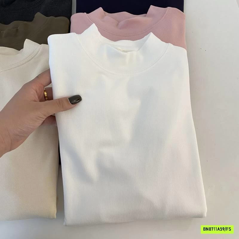 ÁO GIỮ NHIỆT NỈ CỔ 3P BLUEBERRY