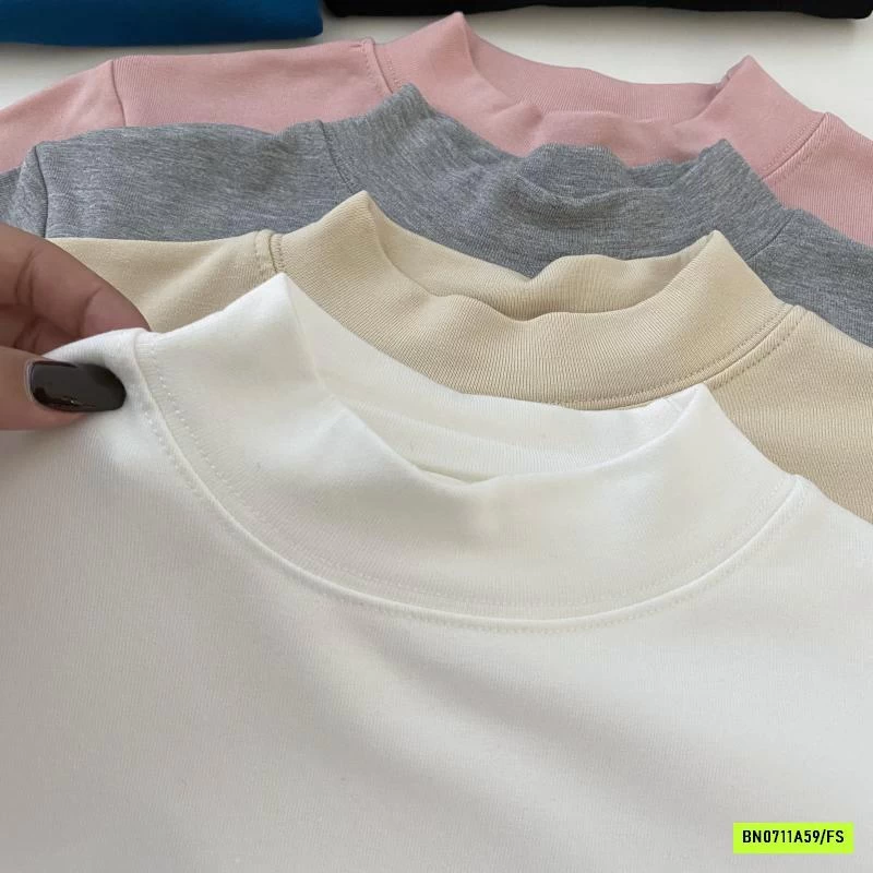 ÁO GIỮ NHIỆT NỈ CỔ 3P BLUEBERRY