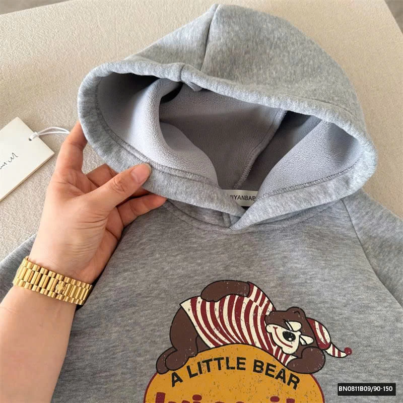 ÁO HOODIE LÓT LÔNG MMY