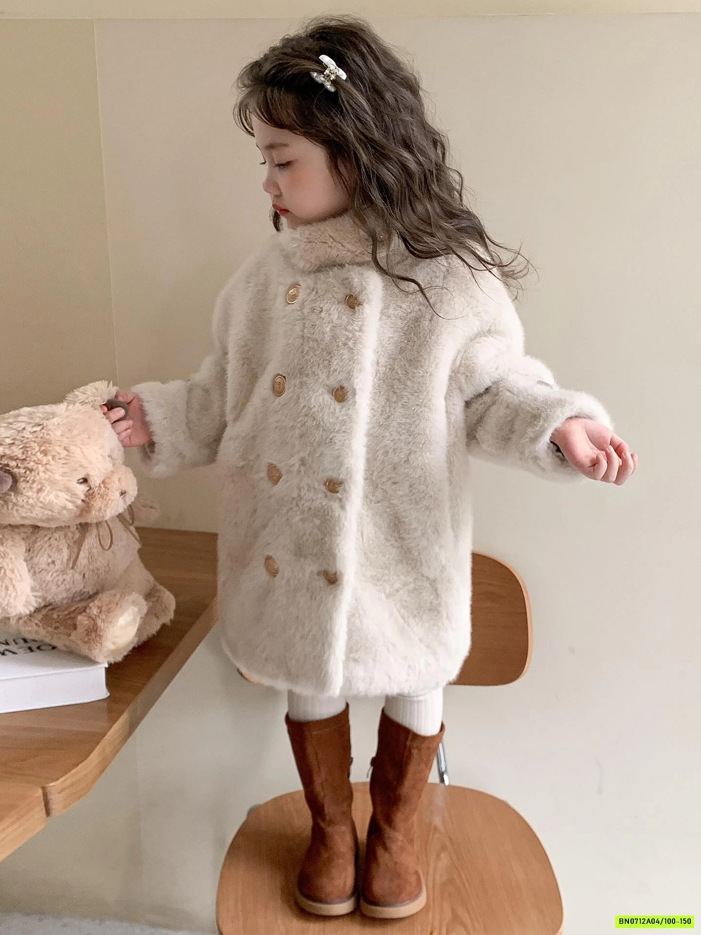 KHOÁC LÔNG LÓT NHUNG DÁNG DÀI