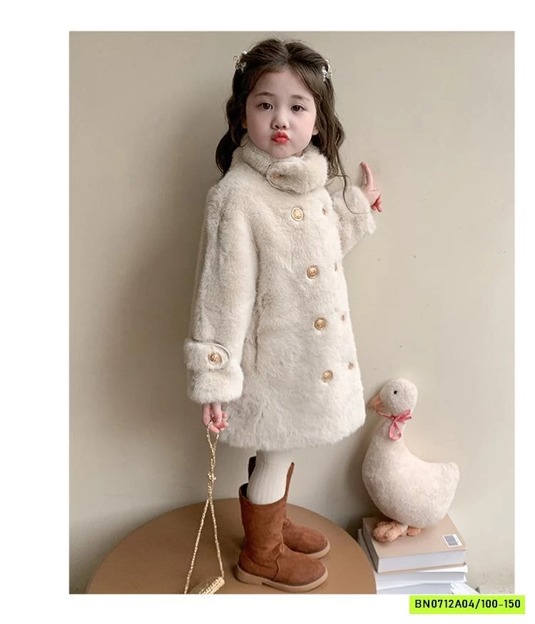 KHOÁC LÔNG LÓT NHUNG DÁNG DÀI