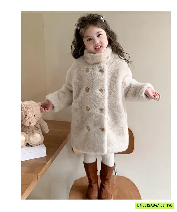 KHOÁC LÔNG LÓT NHUNG DÁNG DÀI