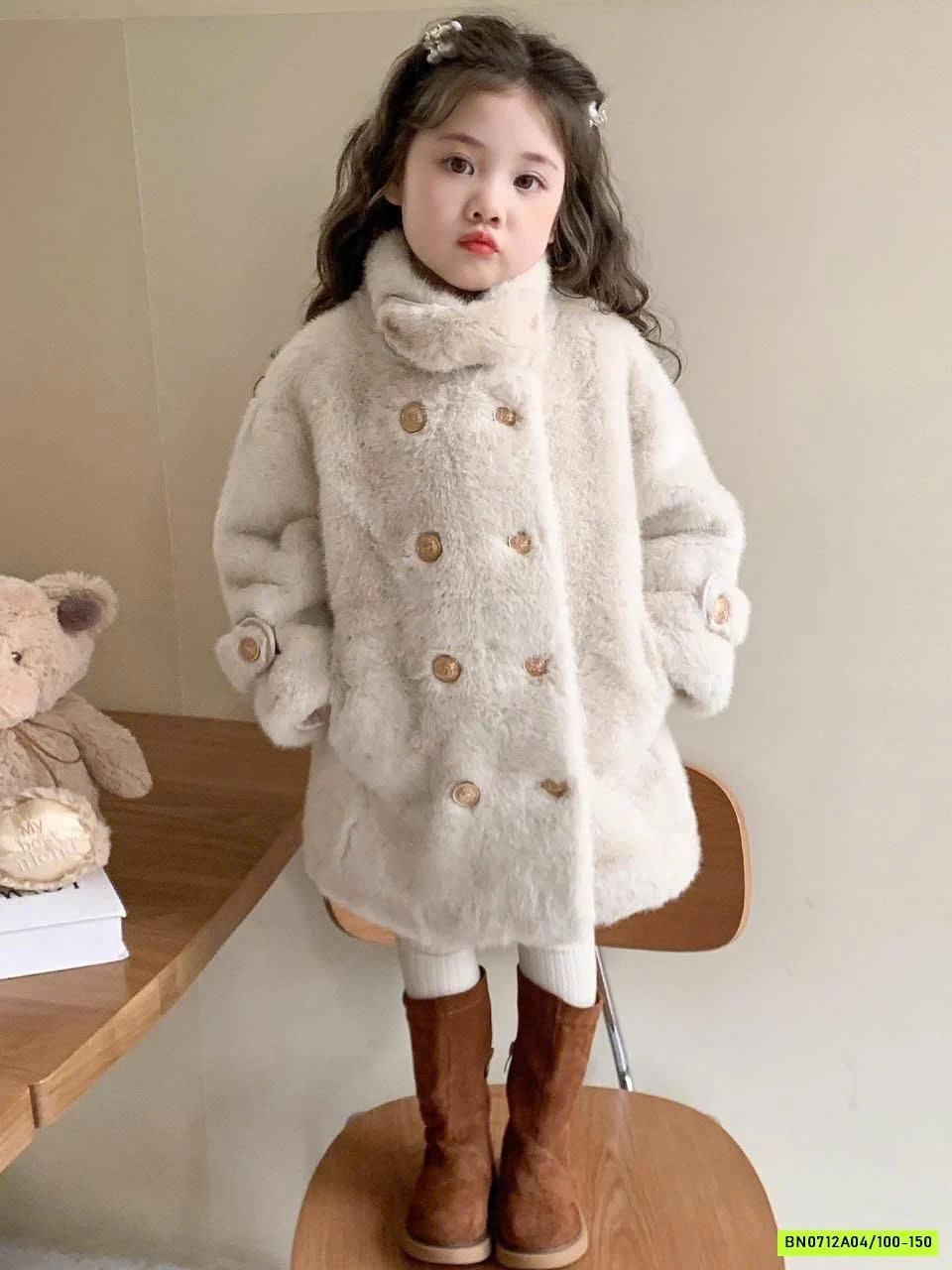 KHOÁC LÔNG LÓT NHUNG DÁNG DÀI