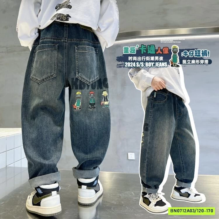 JEANS BAGGY IN HÌNH SAU BT