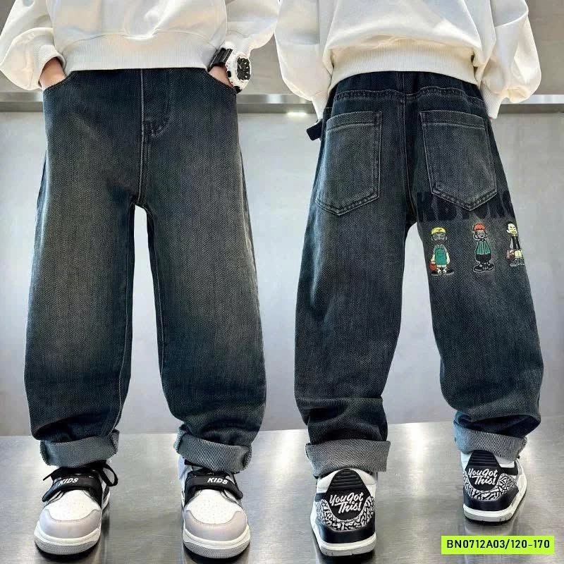 JEANS BAGGY IN HÌNH SAU BT