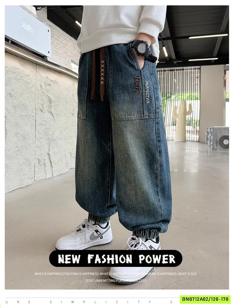 JEANS BO GẤU BẠC MÀU SZ ĐẠI