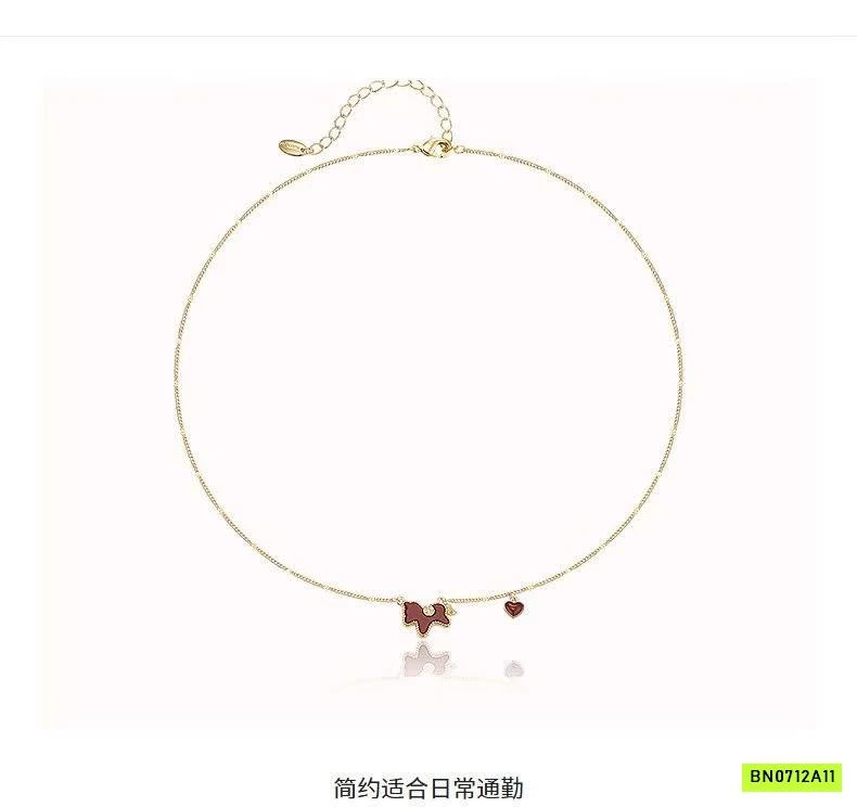 DÂY CHUYỀN NGỰA ĐỎ NHÀ AJIDOU