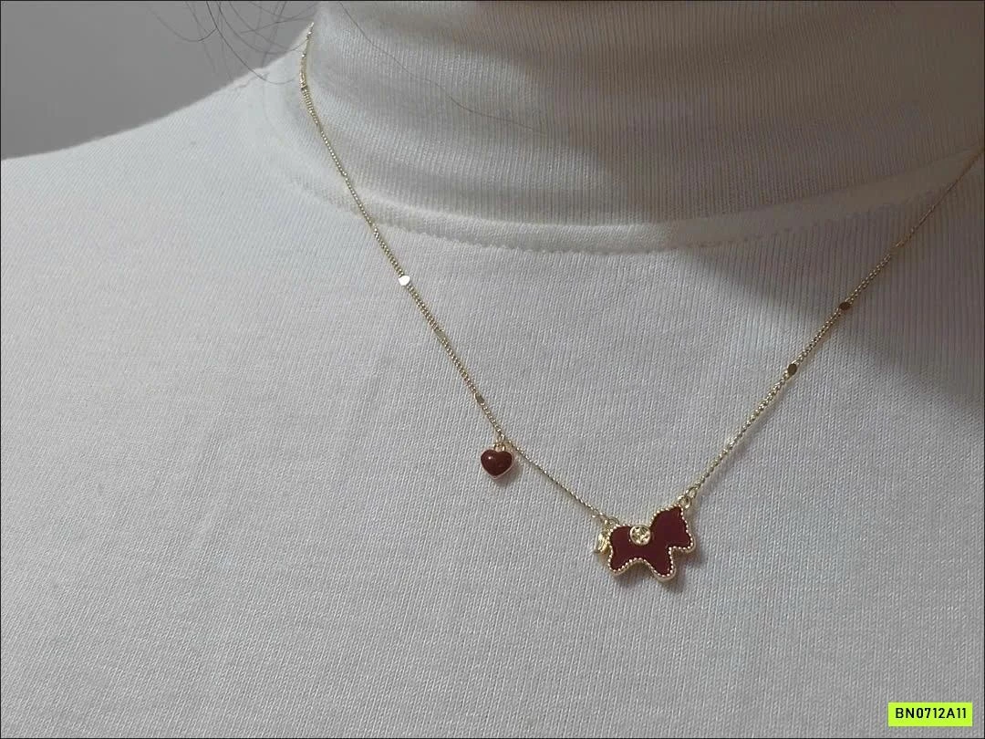 DÂY CHUYỀN NGỰA ĐỎ NHÀ AJIDOU