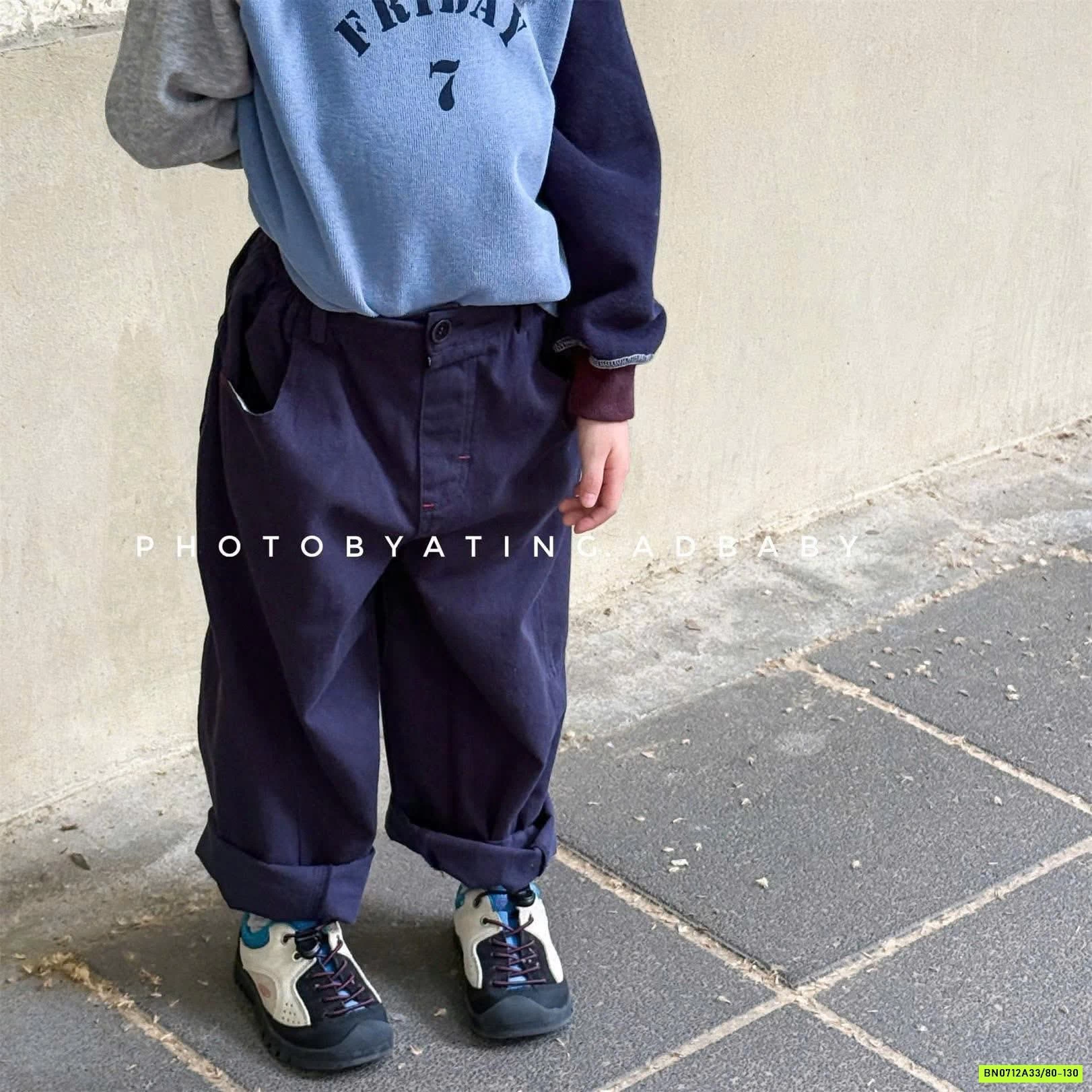 BAGGY KAKI CẠP CHUN ADBABY