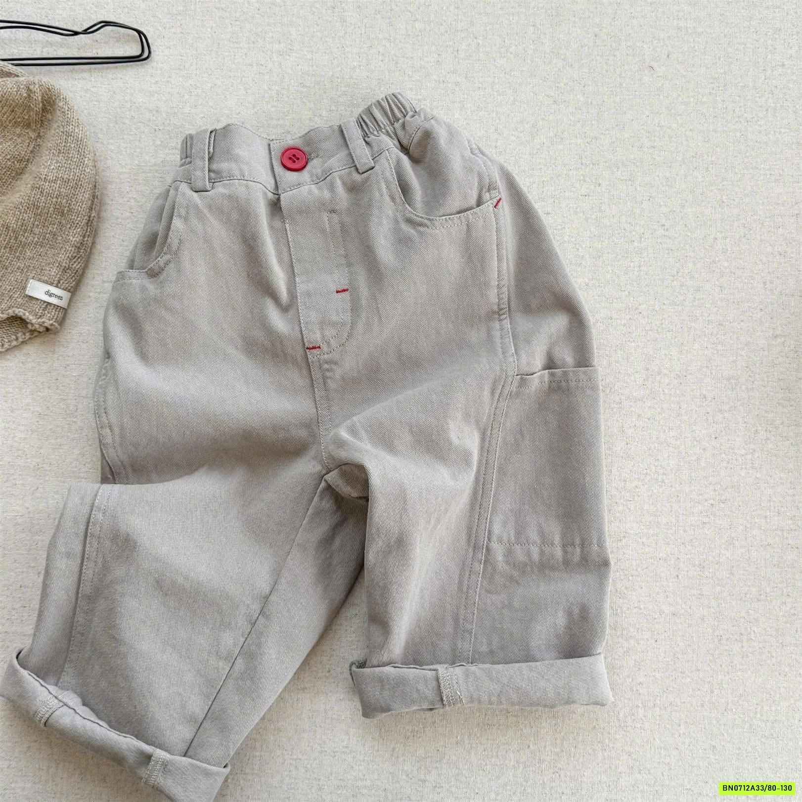 BAGGY KAKI CẠP CHUN ADBABY